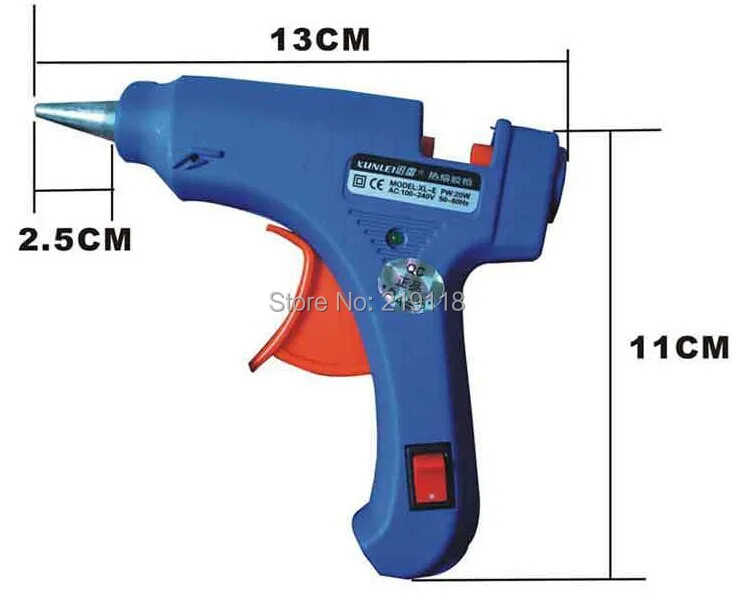Клеевой пистолет 20 Вт с индикатором клеевой карандаш шт. 7*100 мм в подарок Minitype