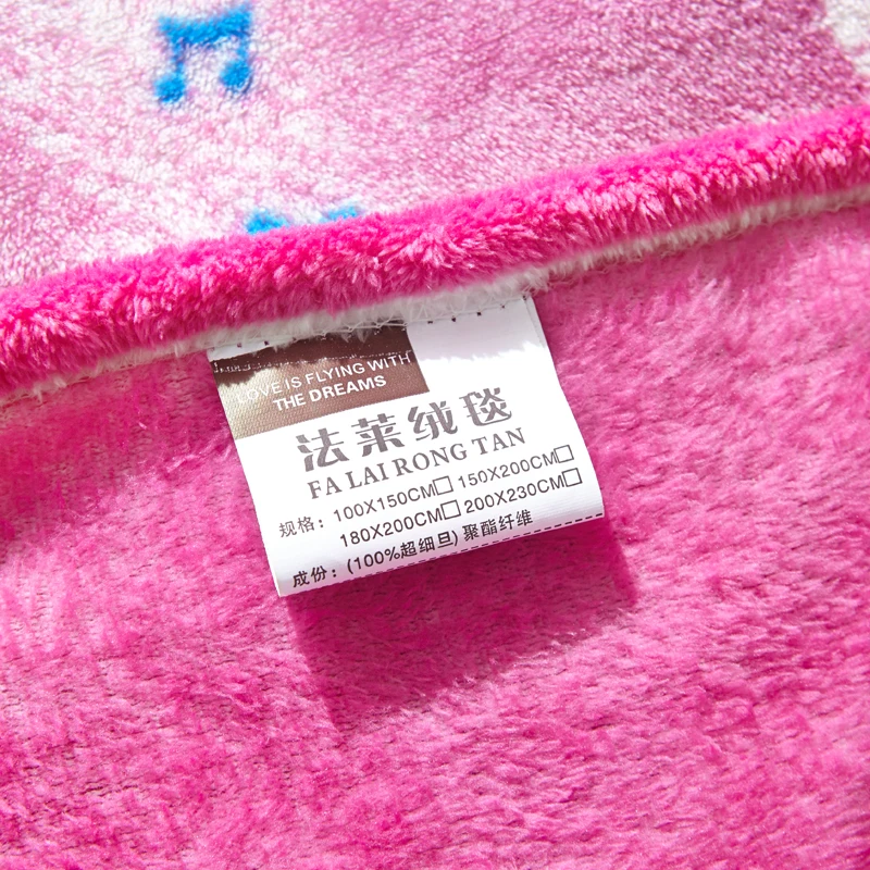 Cartoon Hello Kitty Pattern for Kids Blanket Coral Fleece Travel/ AirPlane/ Bed /Sofa Bedspreads Big Size 200x230cm | Дом и сад