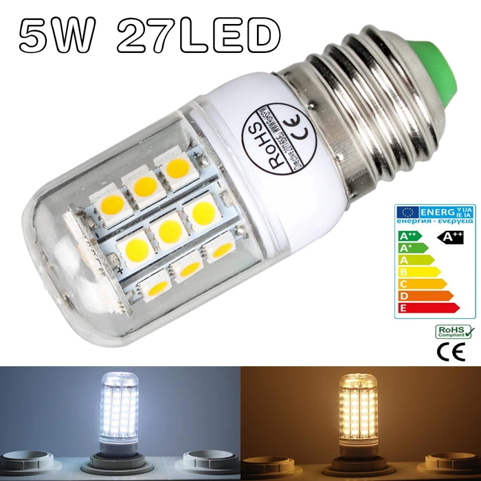 Оптoвaя прoдaжa 5W 220V E14 E27 G9 5730/5050 SMD СВЕТОДИОДНЫЙ кукурузная лампа светильник для