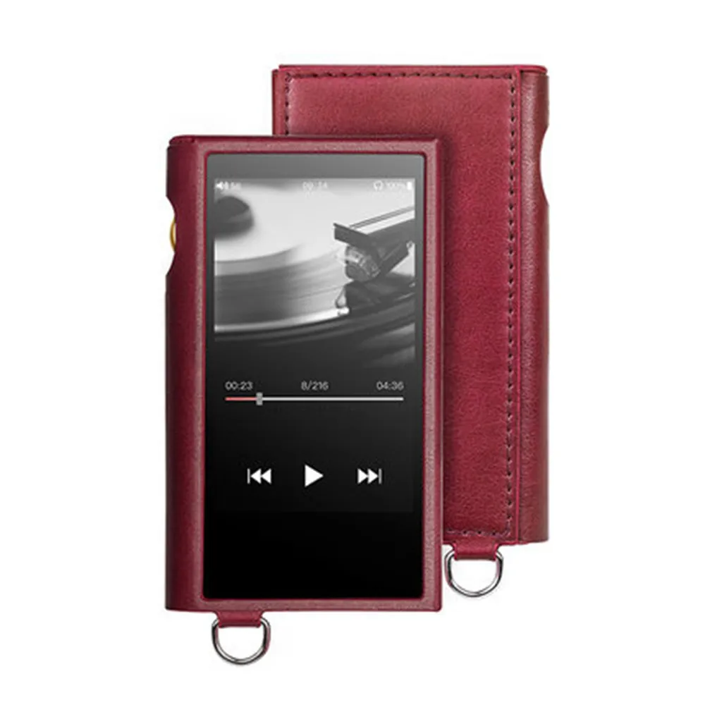 Чехол из искусственной кожи чехол для HIFI музыкального плеера SK-M9 защитный чехол s Чехол для SK-M9 плеера красного цвета нескользящий защитный рукав