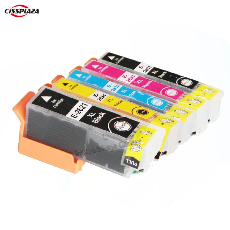 Чернильный картридж CISSPLAZA 5C совместимый с epson XP600 XP605 xp700 XP520 XP620 XP625 XP720 XP820 XP610 XP615 XP710