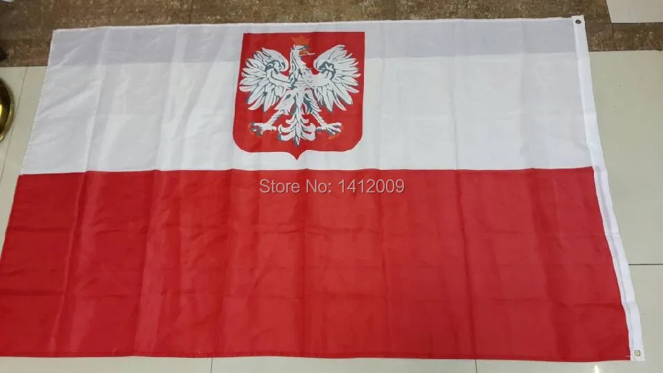 Европейский продавец бесплатная доставка 90*150 см подвесной полированный флаг