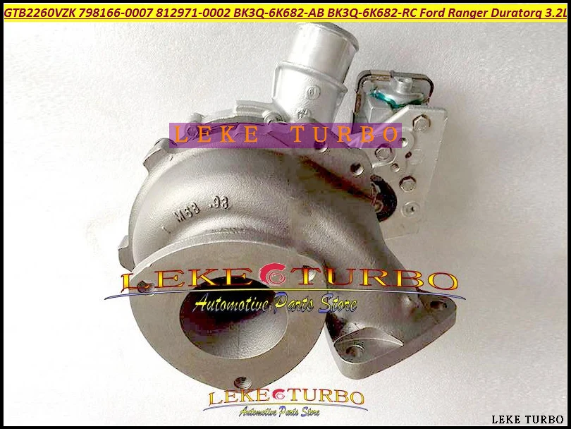 Турбо зарядное устройство GTB2260VZK 798166 0007 812971 BK3Q 6K682 AB RC для Ford Ranger 10 DURATOR 3.2L
