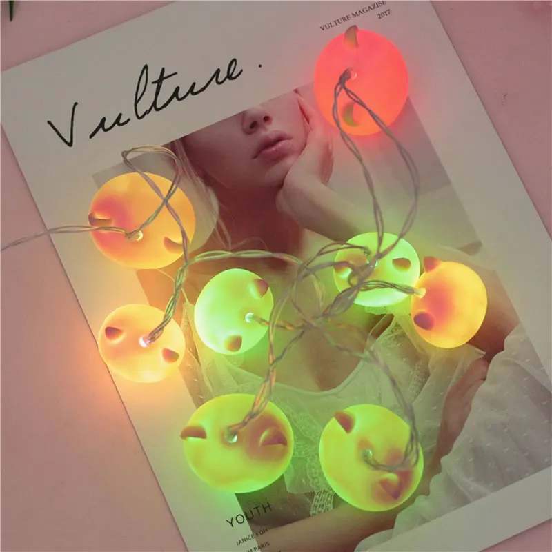 Милый щенок кошка планета КИТ спальня украшенная светодиодная полоса лампа аа