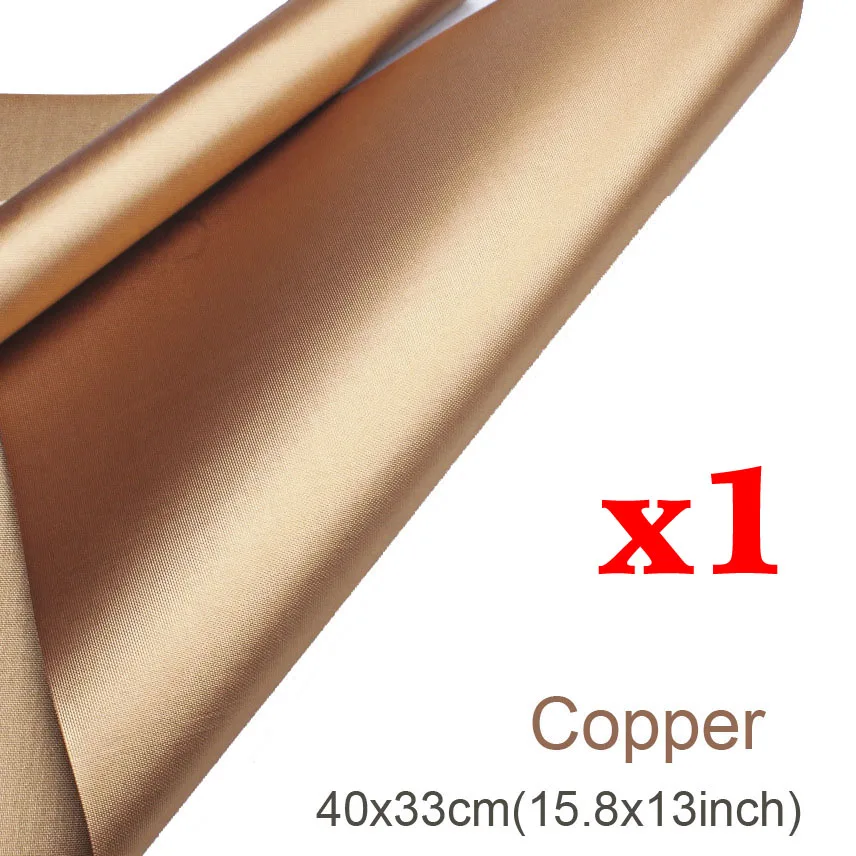 Copper 40x33cm 40*33 см антипригарная подстилка для барбекю и гриля коврик для выпечки готовки гриля подкладочный лист термостойкость легко очищается кухонные инструменты - Цвет: Copper 40x33cm
