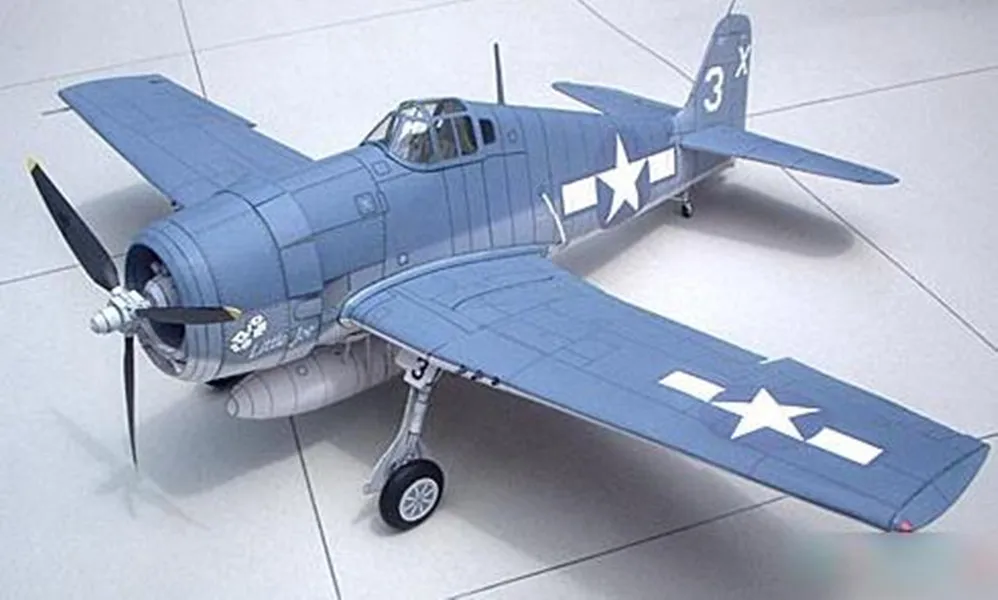 Масштаб 1:32 американская версия модель бойца hellcat набор 3D бумажных моделей
