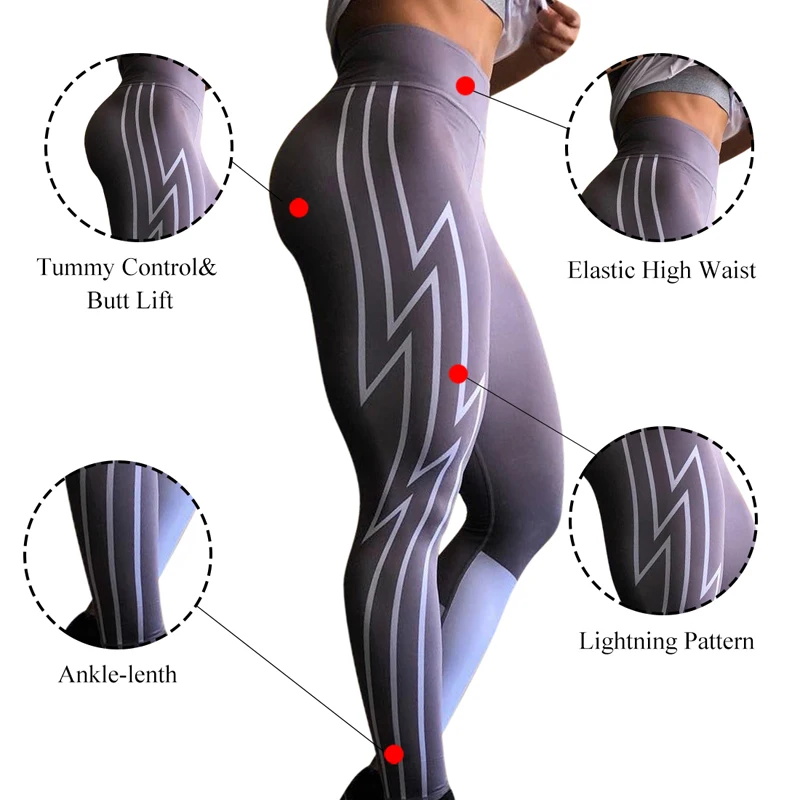 LITTHING Модные женские повседневные цветные трикотажные леггинсы с высокой талией