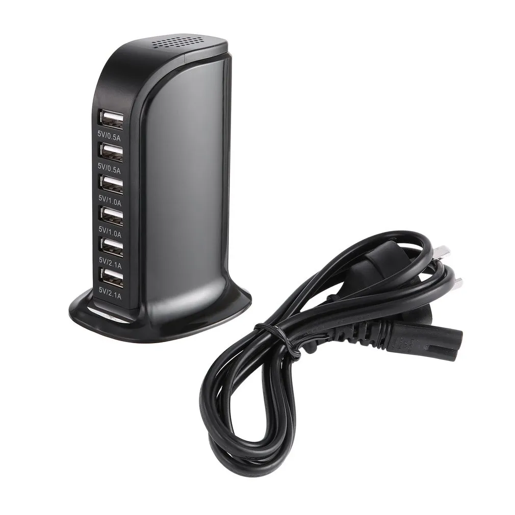 Зарядное устройство USB 6 портов для путешествий настольное зарядное умная