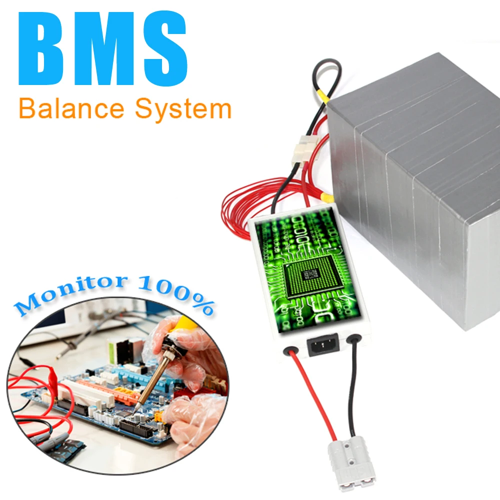 Аккумулятор lifepo4 48 В 60 ач дистанционное управление через приложение Bluetooth