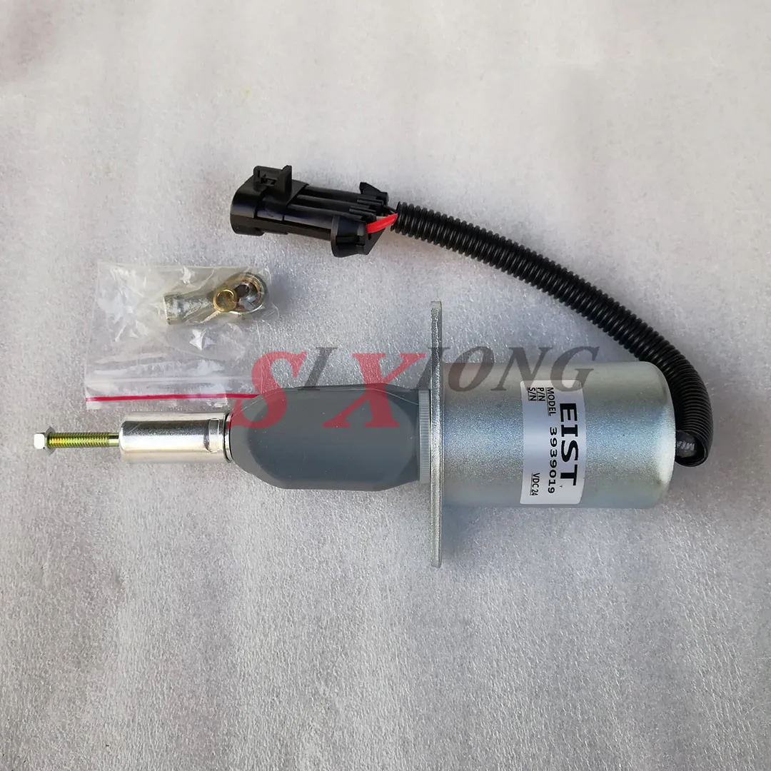 3939019 Запчасти для экскаватора 24V Flameout стоп соленоид Cummins|Двигатель грузовика| |