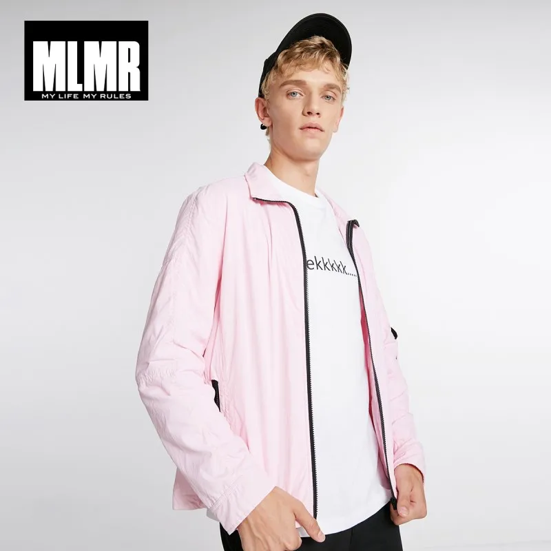 JackJones MLMR мужской контрастный с длинными рукавами стоячий воротник светильник куртка ветровка Джерси велосипед/велосипед кожа M | 218321567