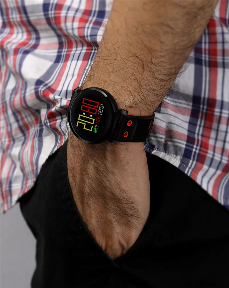 Interpad K2 смарт-браслет пульсометр кровяное давление IP68 Водонепроницаемый Smartband фитнес-трекер умный Браслет