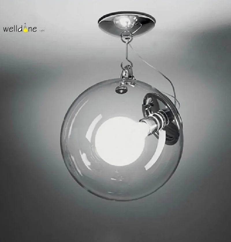 Стеклянные и железные подвесные светильники креативные модные украшения для