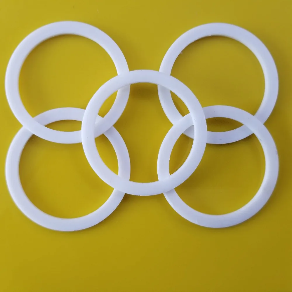 

10pcs/pack YT920X 45*56mm Thickness 2mm PTFE Material White Ring Gasket DIY Model Making Parts Free Shipping Brazil