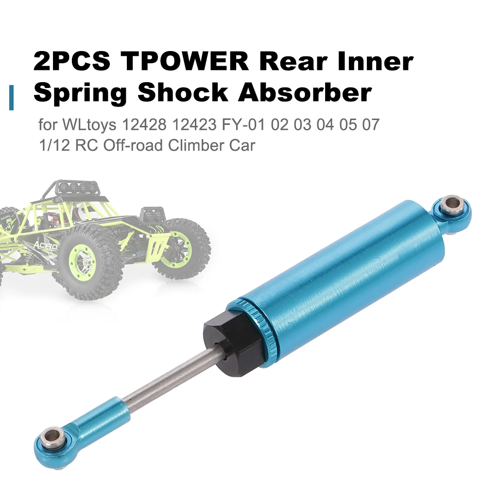 2 шт. RC автомобиль задний внутренний пружинный амортизатор для WLtoys 12428 12423 FY 01 02 03 04
