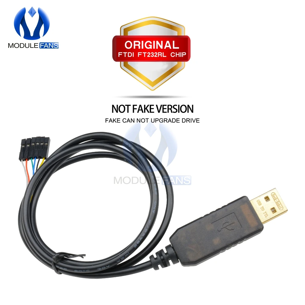 Оригинальный 6P 6PIN FTDI FT232RL FT232 USB к TTL RS232 последовательный провод адаптер модуль