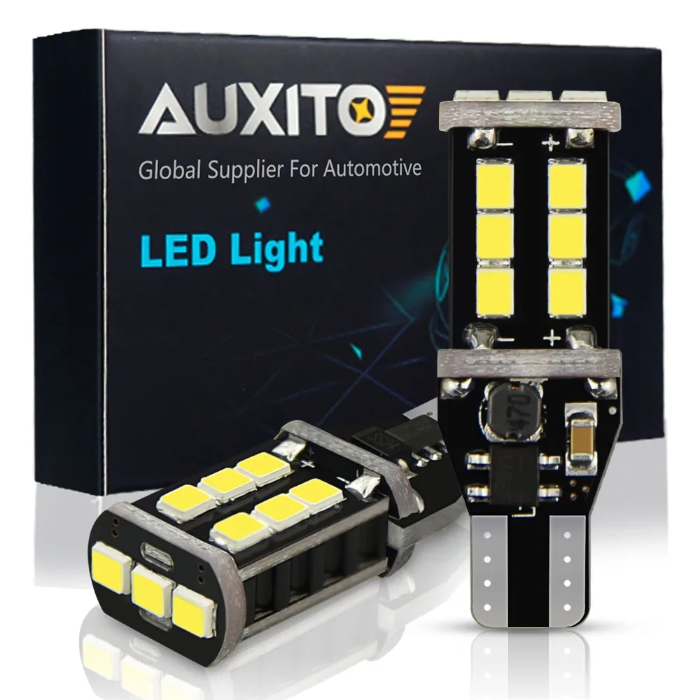 AUXITO 2x T15 W16W светодиодный светильник Canbus без ошибок 921 912 заднего хода для Alfa Romeo 159 147