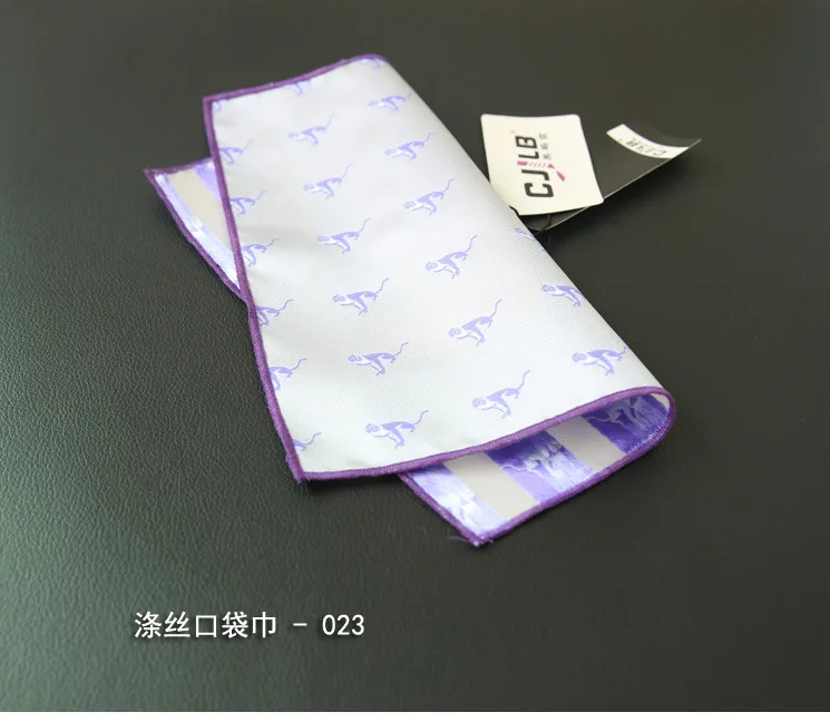 23 см Мужской винтажный Карманный квадратный носовой платок роскошный мультяшный