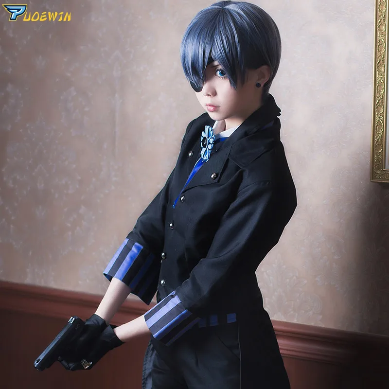 Аниме Черный дворецкий Ciel Phantomhive косплей костюмы книга океана курошитсужи костюм