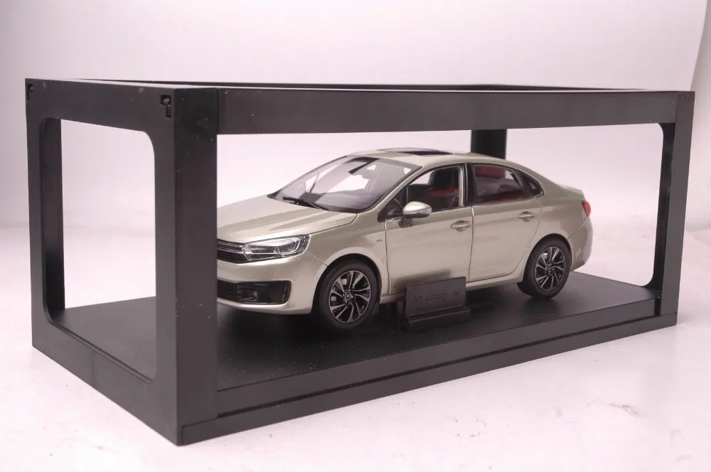 1:18 литая под давлением модель для Citroen C4 sega золото Седан сплав игрушечный автомобиль миниатюрная коллекция подарок c-quatre