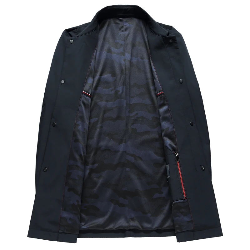 Brand autumn men's trench coats slim fit men and casual jackets 2018 dress mens black/blue windbreaker plus size M-3XL | Мужская