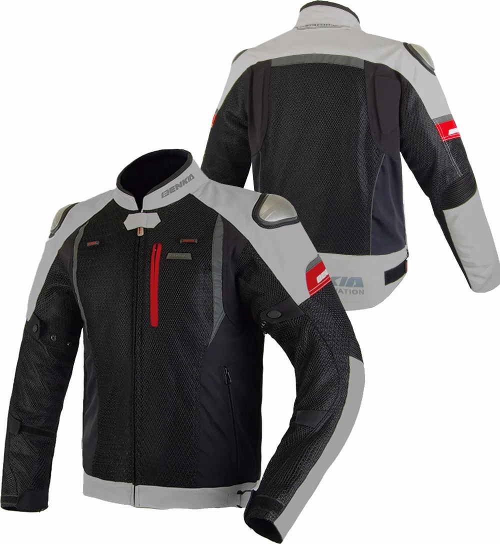 BENKIA мотоциклетная куртка Мужская дышащая сетчатая для мотокросса со съемным