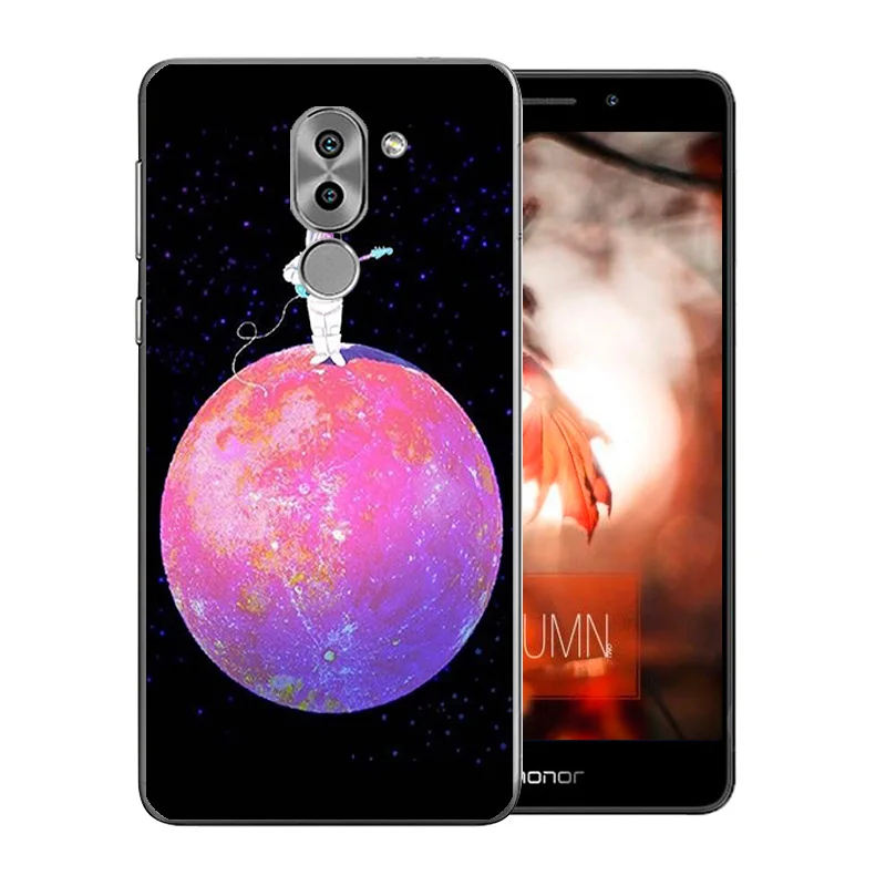 Чехол для телефона Huawei Honor 6X силиконовая задняя крышка Космический мир узор GR5 2017