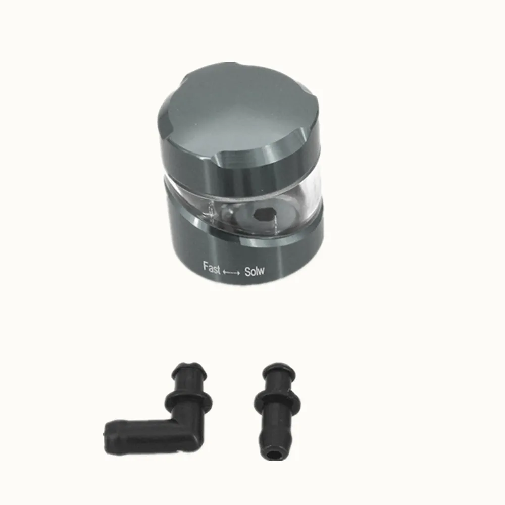 Gray Not Bracket Универсальный фрезерный станок с ЧПУ тормоза мотоцикла бак для жидкого топлива Кубок Алюминиевый Масляный бак охлаждающей жидкости для R1 R3 R25 R6 R15 YZFR1 YZFR25 YZFR3 YZFR6 - Цвет: Gray Not Bracket