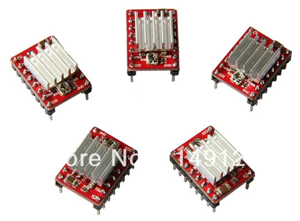 Экран Geeetech RAMPS1.4 Iduino Mega2560 R3 с шаговым двигателем Pololu A4988 радиатором для 3D принтера