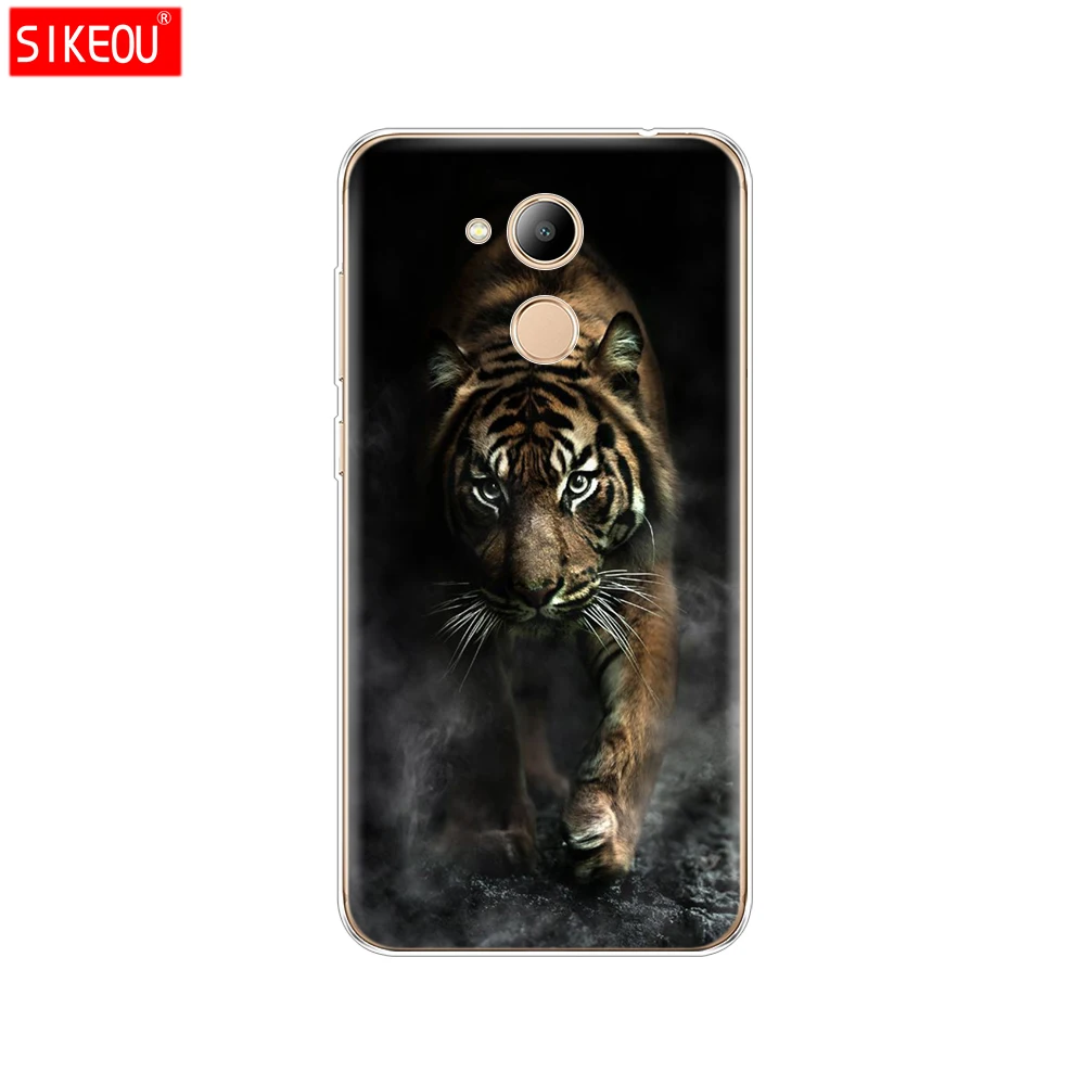 12076 Силиконовый чехол-накладка для huawei Honor 6C Pro 5,", мягкий ТПУ чехол-накладка на заднюю панель для huawei 6C Pro/V9 PLAY full 360, противоударный чехол с цветами - Цвет: 12076