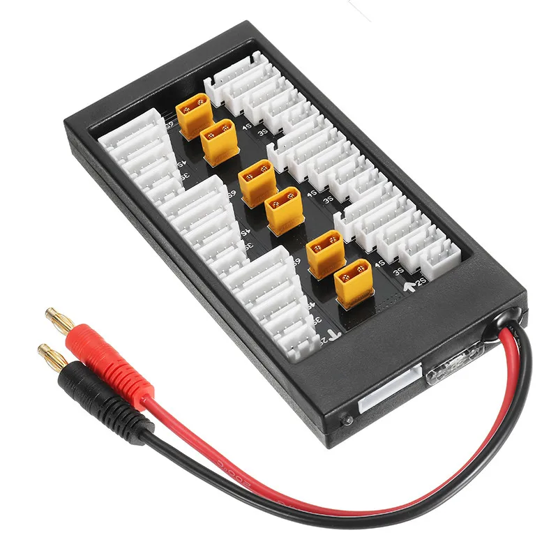 

XT30 Plug Connector 2S-6S 40A Lipo Battery Parallel Charging Board for IMAX B8 UN A6 Balance Charger