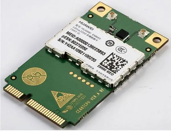 

JINYUSHI для EM660 HUA WEI 3G 100% новый и оригинальный подлинный дистрибьютор PCI-e 2G 3G CDMA2000 EV-DO Модуль Бесплатная доставка