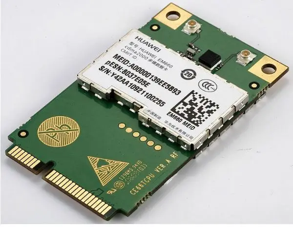 JINYUSHI для EM660 HUA WEI 3G 100% новый и оригинальный подлинный дистрибьютор PCI e 2G CDMA2000 EV DO