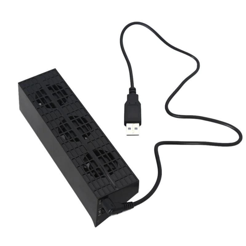 PS4 Slim аксессуары вентилятор охлаждения для Игровые приставки 4 Slim консоли Температура остыть Play Station 4 тонкий внешний вентилятор охлаждения