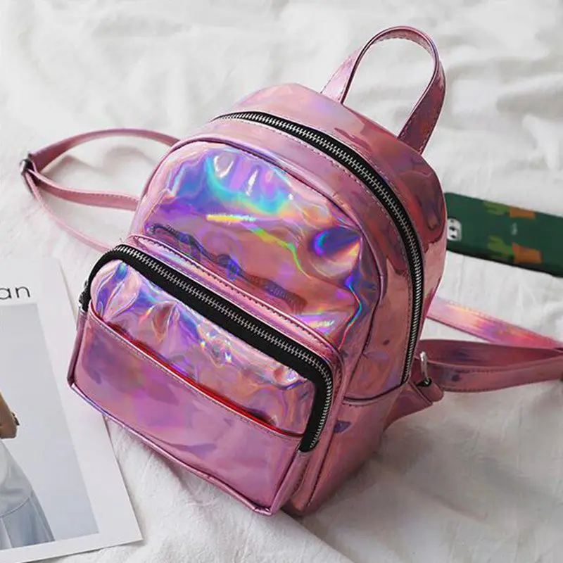 Школьные сумки для девочек подростков рюкзак высокого качества с голограммой и