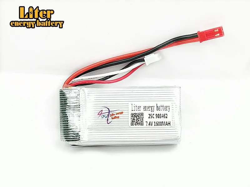 20 шт. 7 4 В 1600 мАч литиевые WLtoys V913 L959 L202 дней Yi TY923 Huajun HJ817 HJ816 903462 25c|Перезаряжаемые