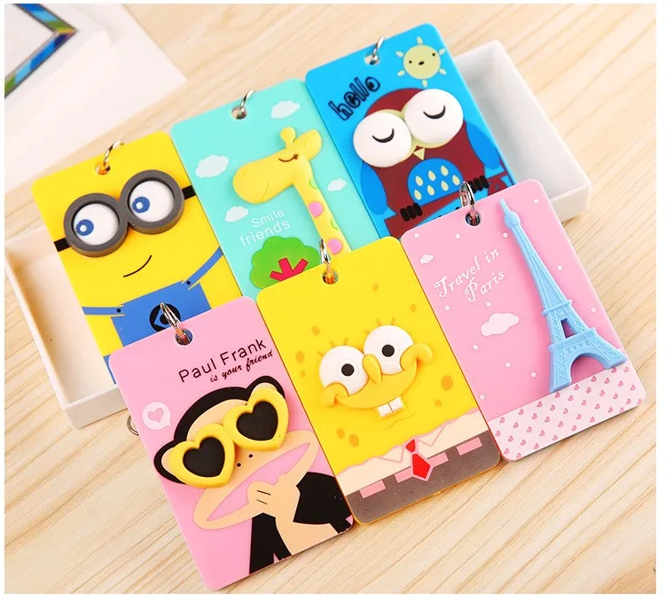 Держатели карт ПВХ & Note ID кредитный держатель для мультфильм Миньоны панда Doraemon