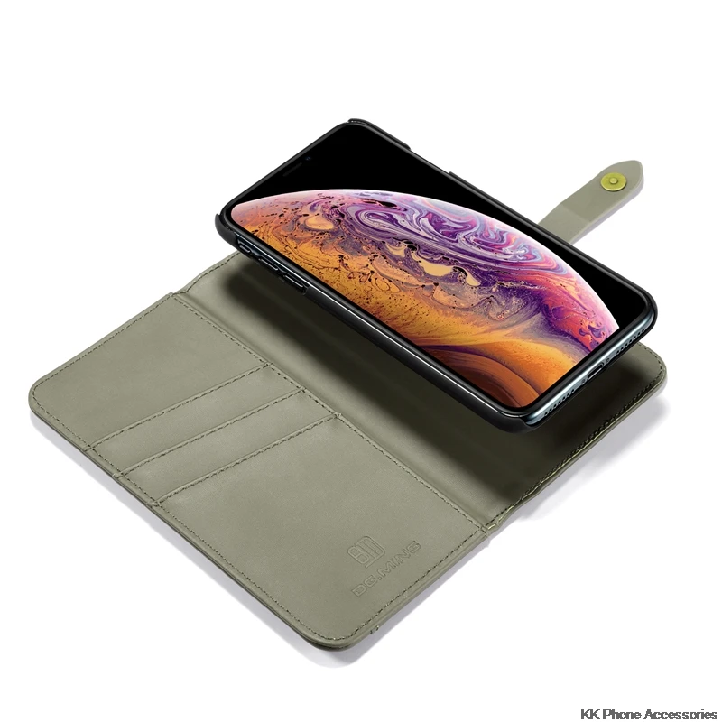 Чехол-бумажник для IPhone X XS Max XR Роскошная кожа caseme кошелёк для карт денег чехол для iPhone 7 8 6 6 S Plus Fundas Capa