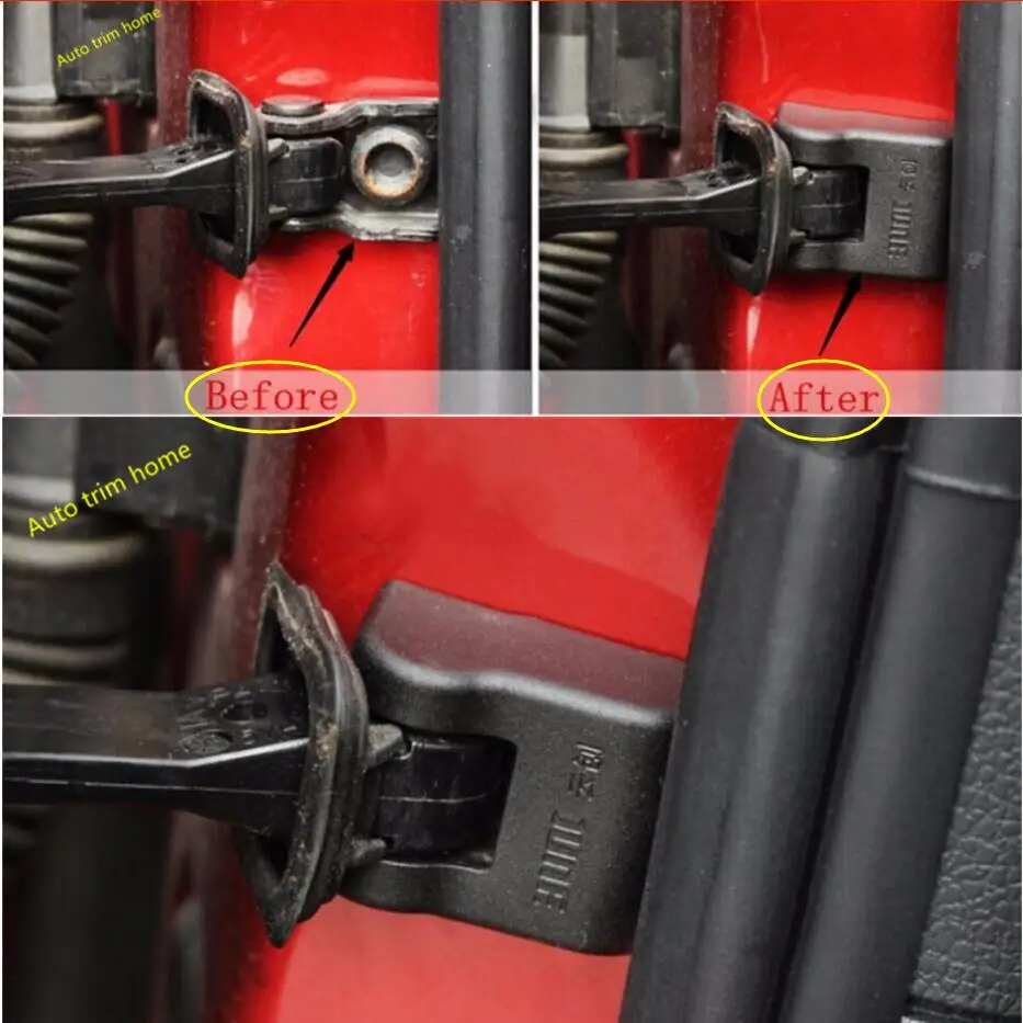 

Door Check Arm Stop Rust Waterproof Protective Cover Kit For Volkswagen Tiguan 2016 - 2022 Plastic Accessories Protection Kit