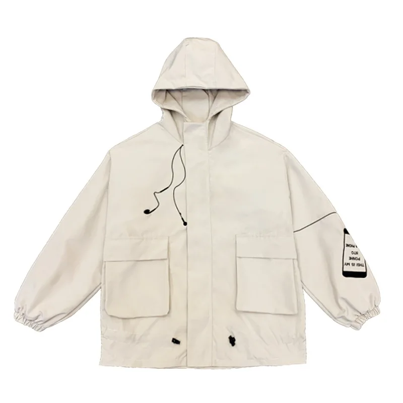 

2020 Harajuku Baseball Suit short Windbreaker Women's Spring Autumn hooded Coats Girl Casual Tooling Jackets Outerwear V775