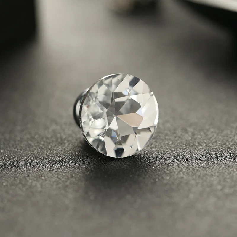 Ручки для шкафа, ящиков и дверей в современном континентальном стиле с кристаллическим бриллиантом (10 штук) Yz1006.