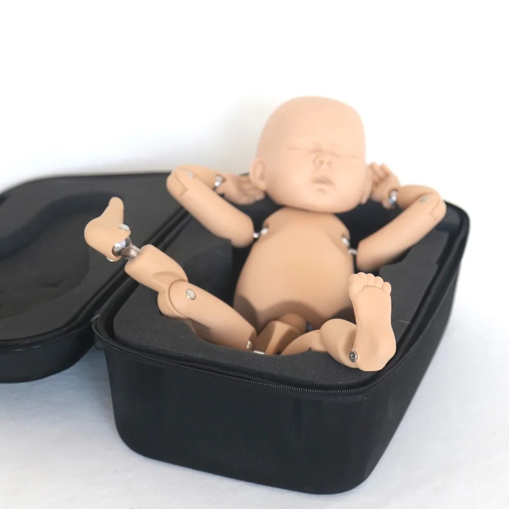 

Newborn baby Posing Training Doll Simulation Metal Ball Joint Model Newborn Photography props