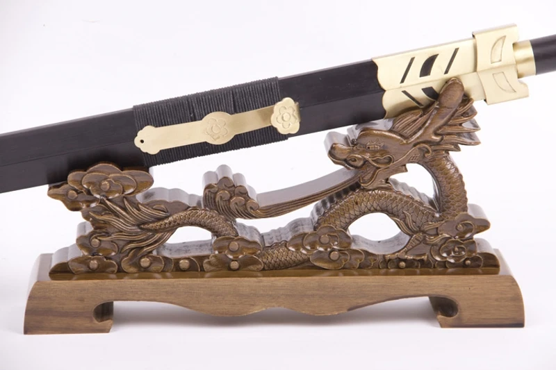 

Camphor Wood Dragon Samurai Sword Katana Wakizashi Tanto Holder Stand Display