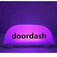 1 pcs car doordash light warterproof led roof doordash sign light with 3m line and magnet base