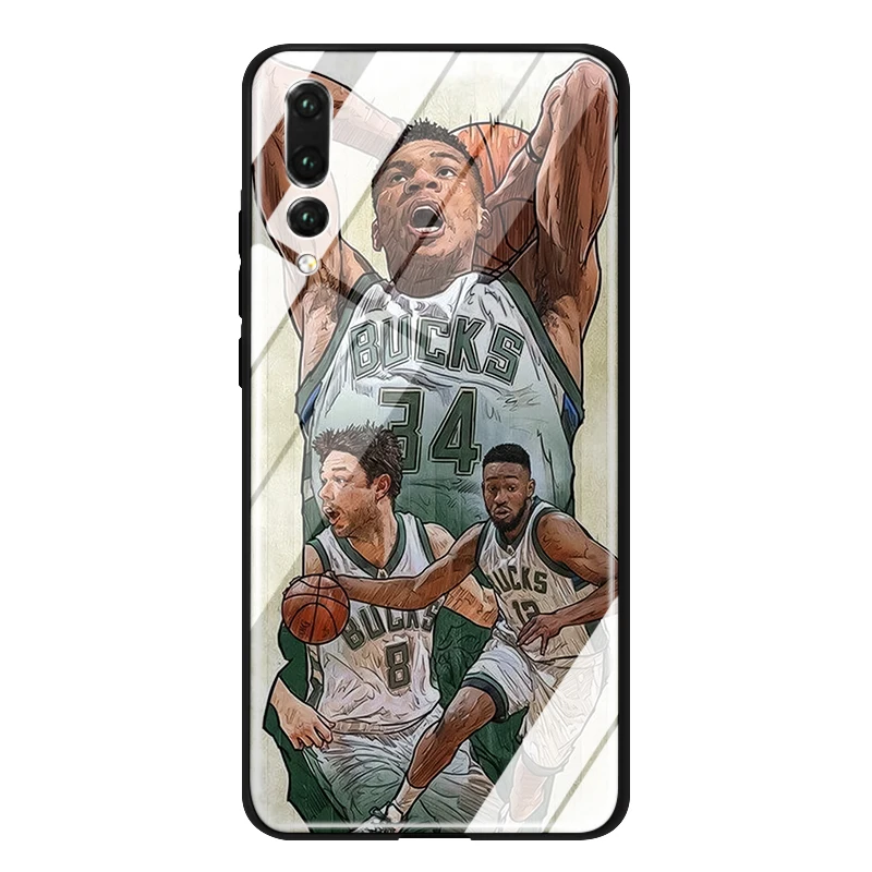 TG2 Lavaza Antetokounmpo Isaiah Томас стекло ТПУ чехол для huawei mate 20 P10 P20 P30 Y6 Y9 P smart lite Pro - Цвет: TG2