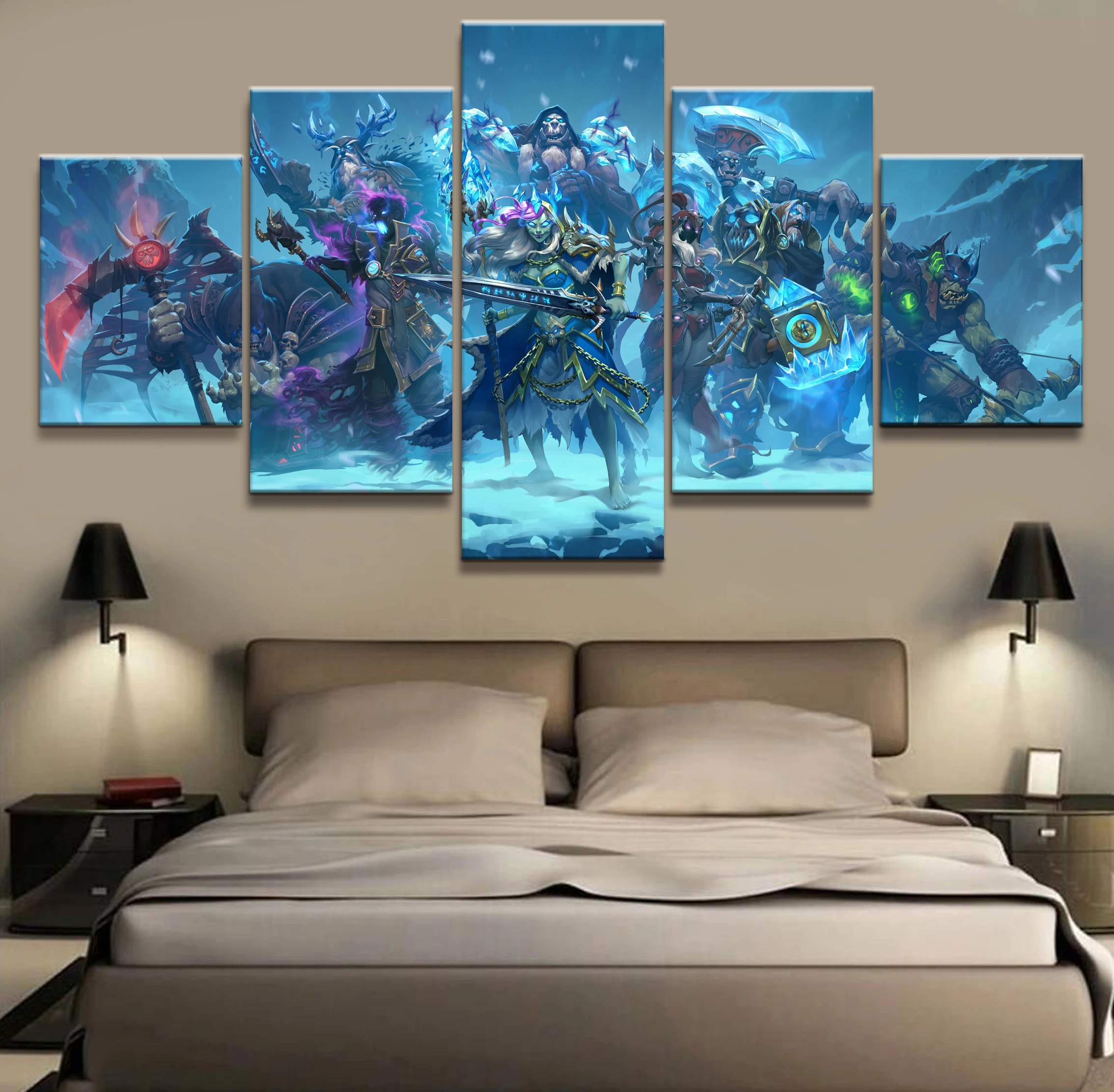 

Full Square/Round Drill 5D DIY diamond painting 5pc WOW pictures mosaic Diamond Embroidery Wall Arts J0515