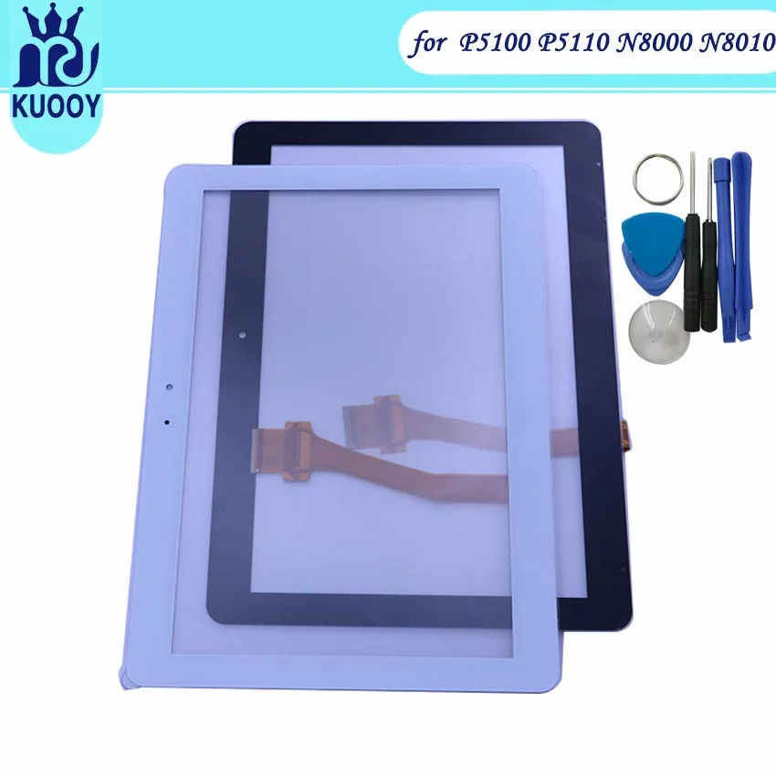 Сенсорный экран для samsung Galaxy Tab 2 GT-P5100 P5100 P5110 N8000 10,1 ''Сенсорная панель дигитайзер Сенсорная ЖК-Панель переднее стекло