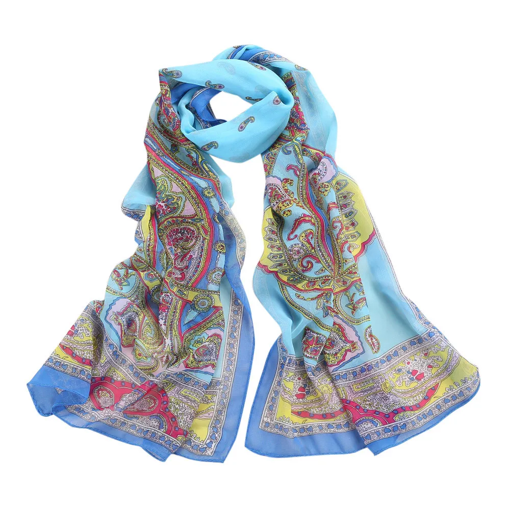 Модные женские туфли длинные мягкие Обёрточная бумага шарф дамы шаль пляж Шарфы