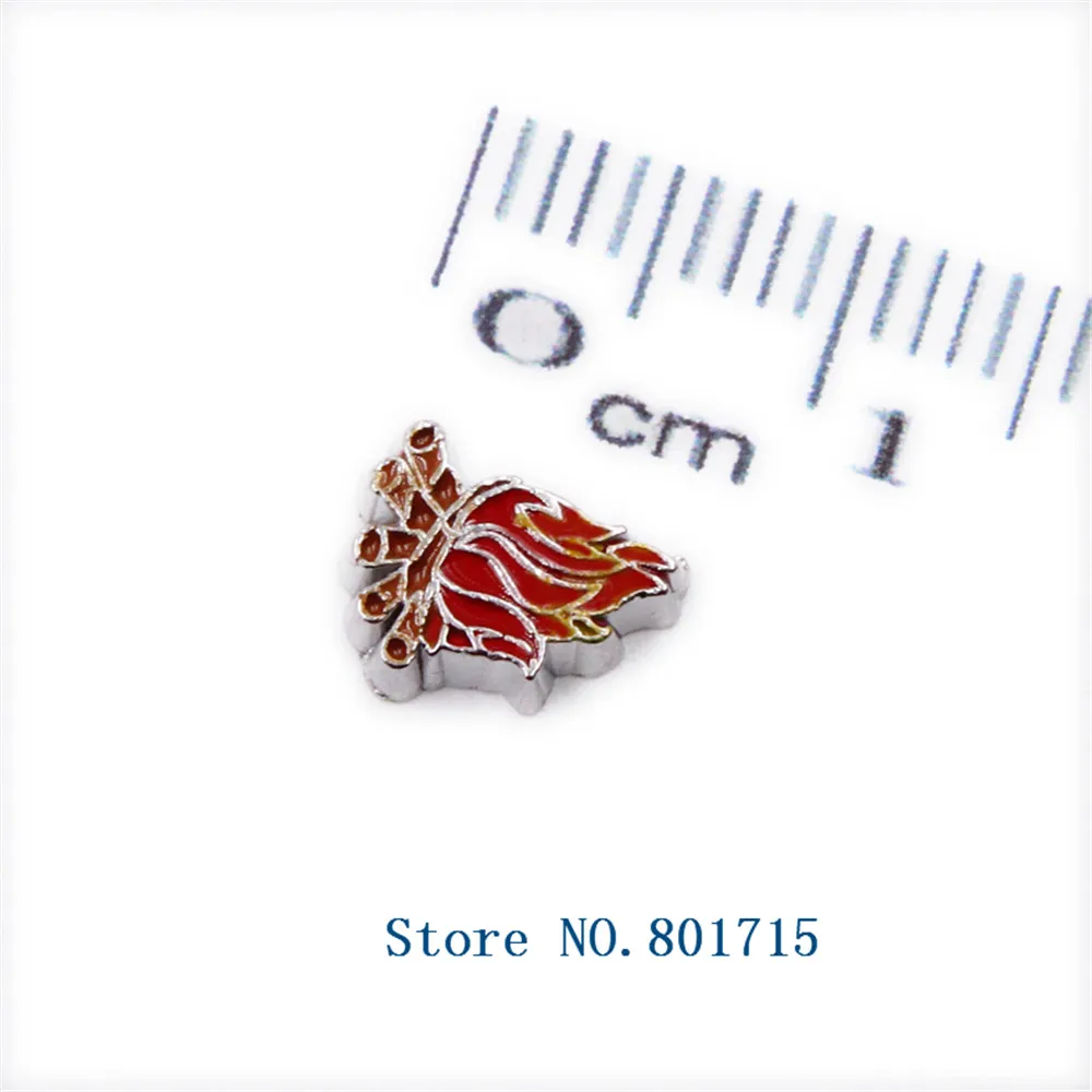 10 шт факел плавающий медальон шармы на память для плавающего живого медальона