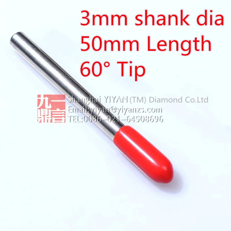 3 шт./лот мм хвостовик 60 градусов наконечник алмазное сопротивление